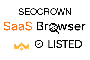 SEOCROWN - SaaS Browser Verified Badge