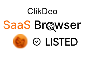 ClikDeo - SaaS Browser Verified Badge
