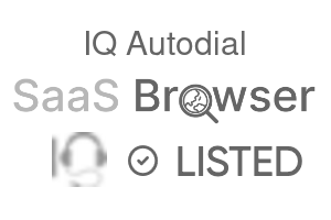IQ Autodial - SaaS Browser Verified Badge