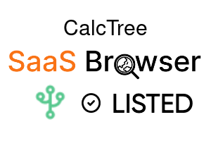 CalcTree - SaaS Browser Verified Badge