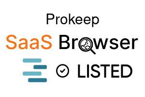 Prokeep - SaaS Browser Verified Badge