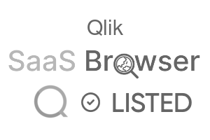 Qlik - SaaS Browser Verified Badge