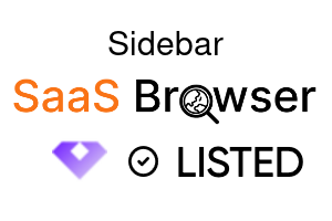 Sidebar - SaaS Browser Verified Badge