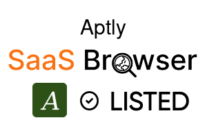 Aptly - SaaS Browser Verified Badge
