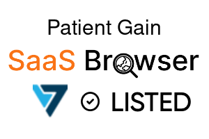 Patient Gain - SaaS Browser Verified Badge