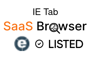 IE Tab - SaaS Browser Verified Badge