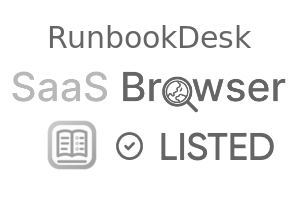 RunbookDesk - SaaS Browser Verified Badge