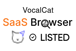 VocalCat - SaaS Browser Verified Badge