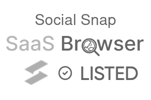 Social Snap - SaaS Browser Verified Badge