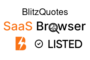 BlitzQuotes - SaaS Browser Verified Badge