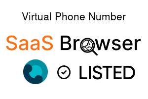 Virtual Phone Number - SaaS Browser Verified Badge