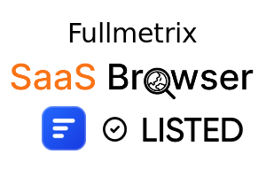 Fullmetrix - SaaS Browser Verified Badge