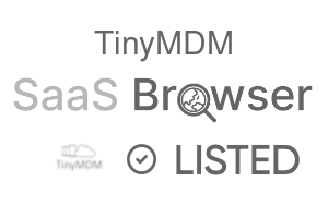 TinyMDM - SaaS Browser Verified Badge