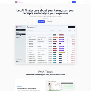 TaxHacker Screenshot