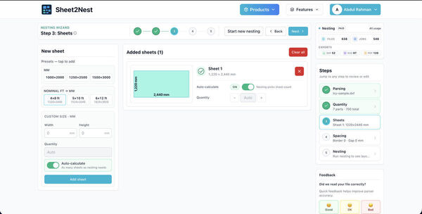 Sheet2Nest Screenshot 3