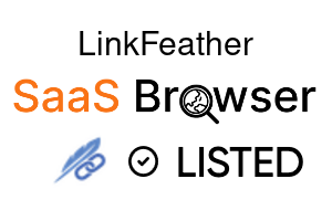 LinkFeather - SaaS Browser Verified Badge