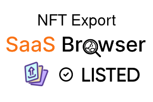 NFT Export - SaaS Browser Verified Badge
