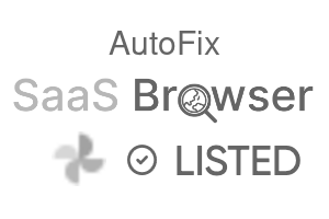AutoFix - SaaS Browser Verified Badge