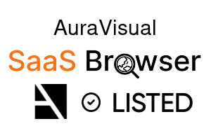 AuraVisual - SaaS Browser Verified Badge