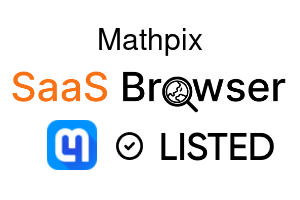 Mathpix - SaaS Browser Verified Badge
