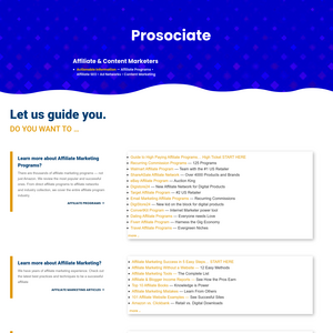 Prosociate Screenshot