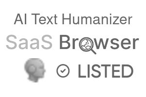 AI Text Humanizer - SaaS Browser Verified Badge