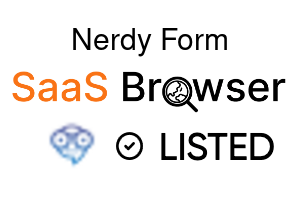 Nerdy Form - SaaS Browser Verified Badge