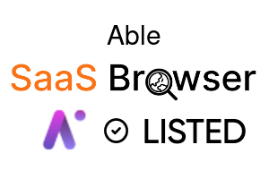 Able - SaaS Browser Verified Badge