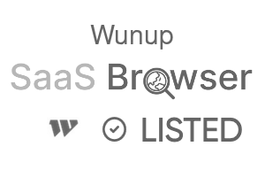 Wunup - SaaS Browser Verified Badge
