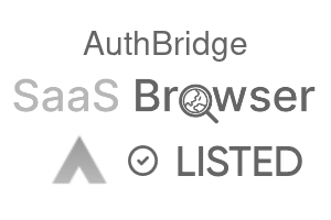 AuthBridge - SaaS Browser Verified Badge