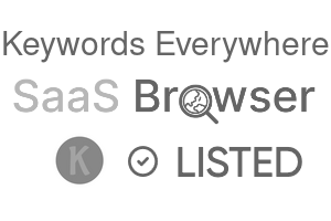 Keywords Everywhere - SaaS Browser Verified Badge