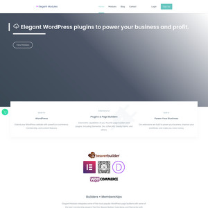Elegant Modules Screenshot