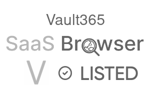 Vault365 - SaaS Browser Verified Badge