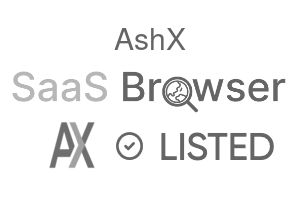 AshX - SaaS Browser Verified Badge