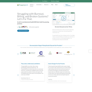 ProsperityEHR Screenshot