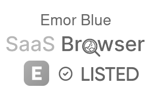 Emor Blue - SaaS Browser Verified Badge