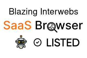 Blazing Interwebs - SaaS Browser Verified Badge