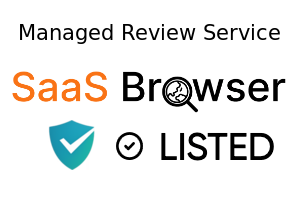 Managed Review Service - SaaS Browser Verified Badge