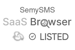 SemySMS - SaaS Browser Verified Badge