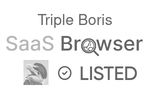 Triple Boris - SaaS Browser Verified Badge