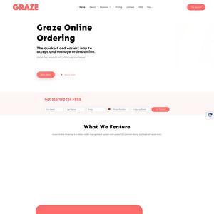 Graze Online Ordering Screenshot