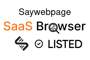 Saywebpage - SaaS Browser Verified Badge