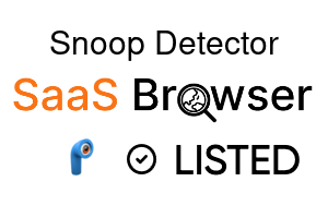 Snoop Detector - SaaS Browser Verified Badge
