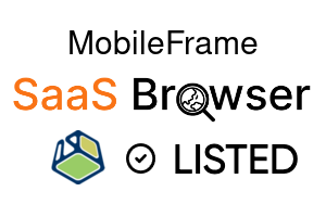 MobileFrame - SaaS Browser Verified Badge