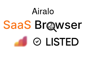Airalo - SaaS Browser Verified Badge