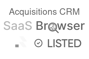 Acquisitions CRM - SaaS Browser Verified Badge