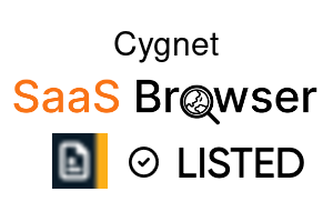 Cygnet - SaaS Browser Verified Badge