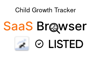 Child Growth Tracker - SaaS Browser Verified Badge