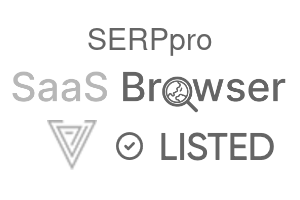SERPpro - SaaS Browser Verified Badge
