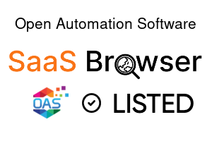 Open Automation Software - SaaS Browser Verified Badge